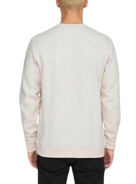 Sweatshirt Only and Sons Dawson beige pour homme