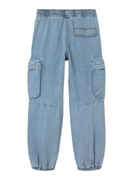 Pantalon en jean Name It Ben Parachute pour garçon.