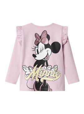 T-shirt Name It Desire Minnie rose pour fille