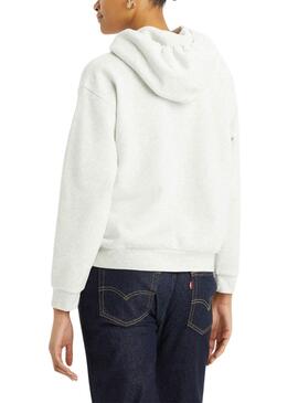 Sweat-shirt Levis Everyday gris pour femme