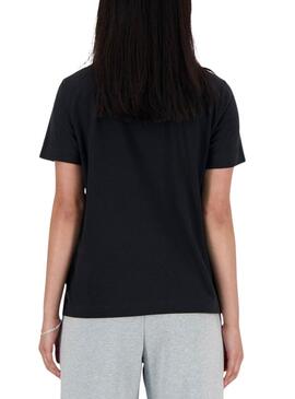 T-shirt New Balance Essential noir pour femme