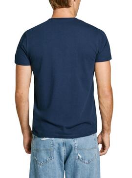 T-shirt Pepe Jeans Original Basic marine pour homme