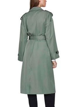 Veste trench Viaddison en vert pour femme