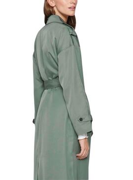 Veste trench Viaddison en vert pour femme