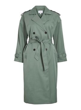 Veste trench Viaddison en vert pour femme