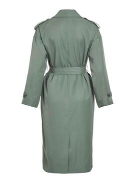 Veste trench Viaddison en vert pour femme