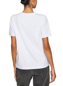 T-shirt Vila Vinora blanc pour femme