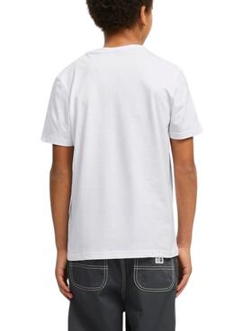 T-shirt Jack and Jones Simon blanche pour enfant