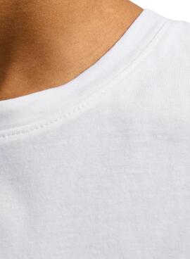 T-shirt Jack and Jones Simon blanche pour enfant