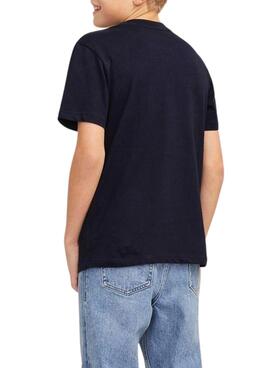 T-shirt Jack and Jones Beau marine pour enfant