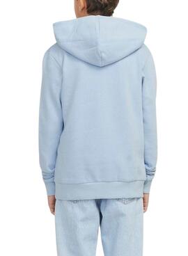 Sweatshirt Jack and Jones Caleb bleu pour enfant.