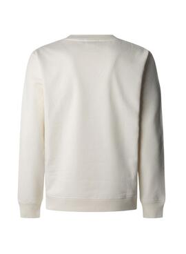 Sweatshirt Pepe Jeans Dalter Crew blanc pour homme