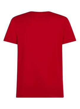 T-shirt Tommy Hilfiger Stack rouge pour homme