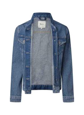 Veste Pepe Jeans Regular bleue pour femme