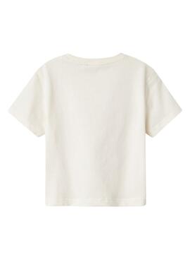 T-shirt Name It Betria blanc pour fille