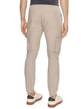 Pantalon Calvin Klein Cargo beige pour homme