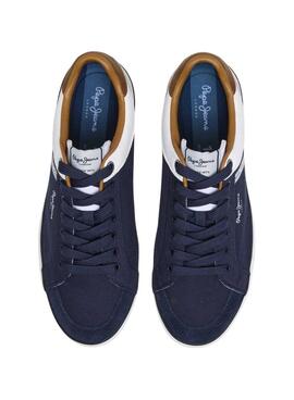 Chaussures Pepe Jeans Kenton bleu marine pour hommes