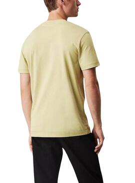 T-shirt Calvin Klein monologue vert pour homme