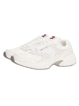 Chaussures Tommy Jeans The Coney blanches pour femme