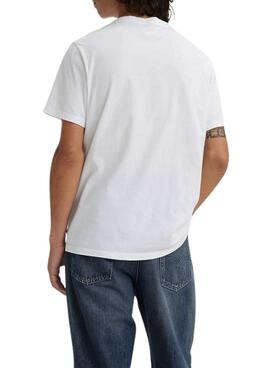 T-shirt Levi's Graphic blanc pour homme