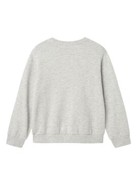 Sweatshirt Name It Boppe gris pour fille