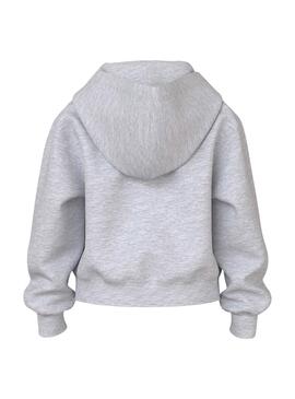 Sweatshirt Name It Mille gris pour fille