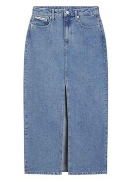 Jupe en denim Maxi Calvin Klein Jeans pour femme