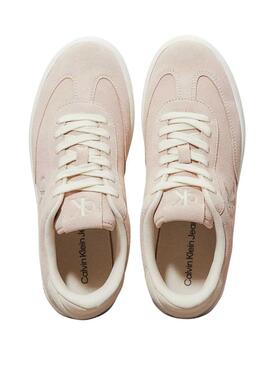 Sneakers Calvin Klein Jeans Classic Cupsole rose pour femme