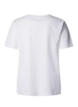 T-shirt Pepe Jeans Roxane blanc pour femme