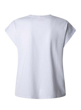 T-shirt Pepe Jeans Roalie blanc pour femme