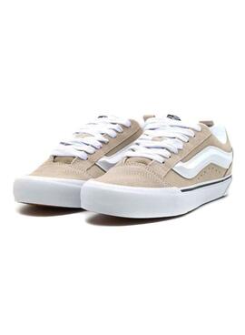 Chaussures Vans Knu Skool beige pour homme