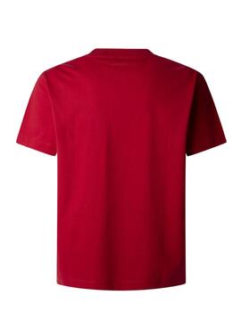 T-shirt Pepe Jeans Prush rouge pour homme