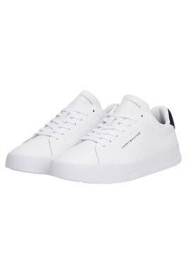 Chaussures Tommy Hilfiger Court blanches pour hommes