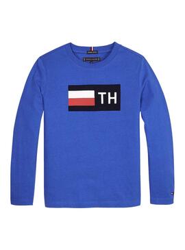 T-Shirt Tommy Hilfiger NYC Graphic Bleu 