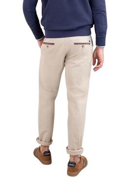 Pantalon Le Ganso chinois beige pour homme