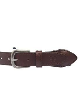 Ceinture tressée bleue et marron pour homme de Silbon