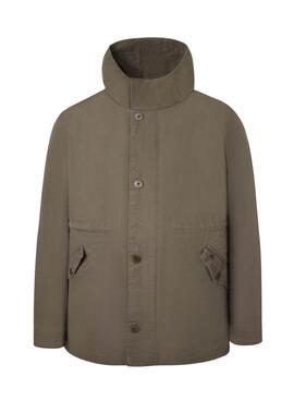 Parka Silbon Trademark verte pour homme