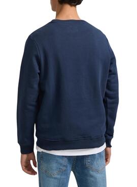 Sweatshirt Silbon Raqueta bleu marine pour homme