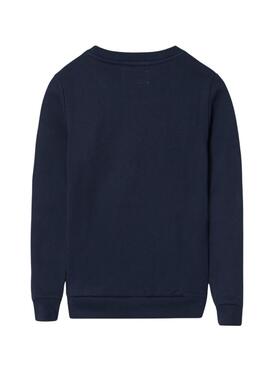 Sweatshirt Silbon Raqueta bleu marine pour homme