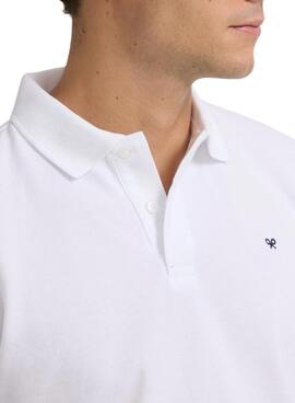 Polo de base blanche Silbon pour homme.