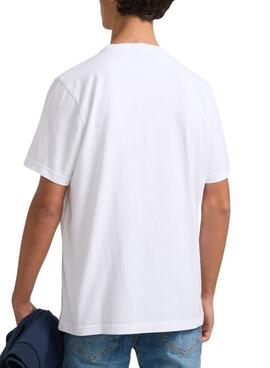 T-shirt Silbon Raqueta blanc pour homme