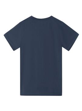 T-shirt Silbon Minilogo bleu pour homme