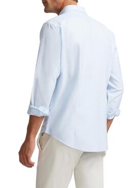 Chemise Silbon Oxford bleue pour homme