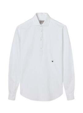 Chemise Silbon Oxford blanc pour homme