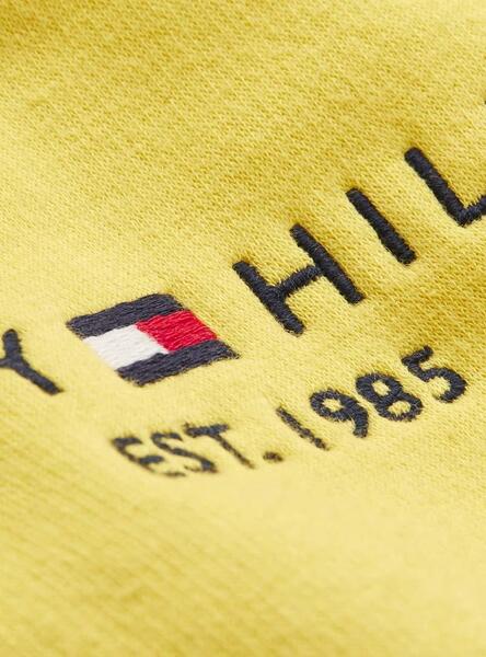 Sweat tommy discount hilfiger jaune fluo