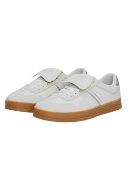 Sneakers Tommy Jeans The Greenwich Flag blanc pour femme