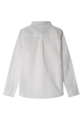 Chemise Pepe Jeans Camdem blanche pour enfant