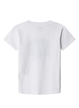 T-shirt Pepe Jeans Griffith blanc pour garçon