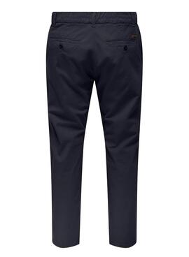 Pantalon Only and Sons Free marine pour homme