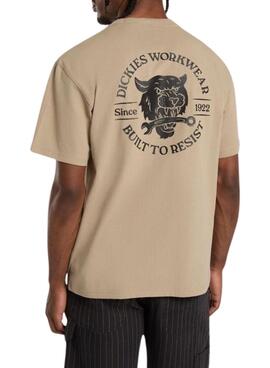 T-shirt Dickies Wrench beige pour homme